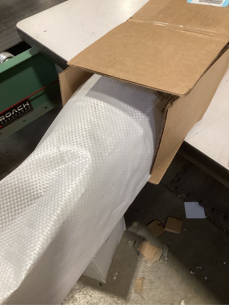 Condition photo showing New/Like New for NECAUX Custom 38 x 84 Inch Frosted Table Cover Protector, 1.5mm Thick Wood Grain Transparent Table Pad Non-Slip Tablecloth Plastic Protective Pad for 7 Foot Dining Room Table, Meeting Table 38" x 84" Frosted 1.5mm