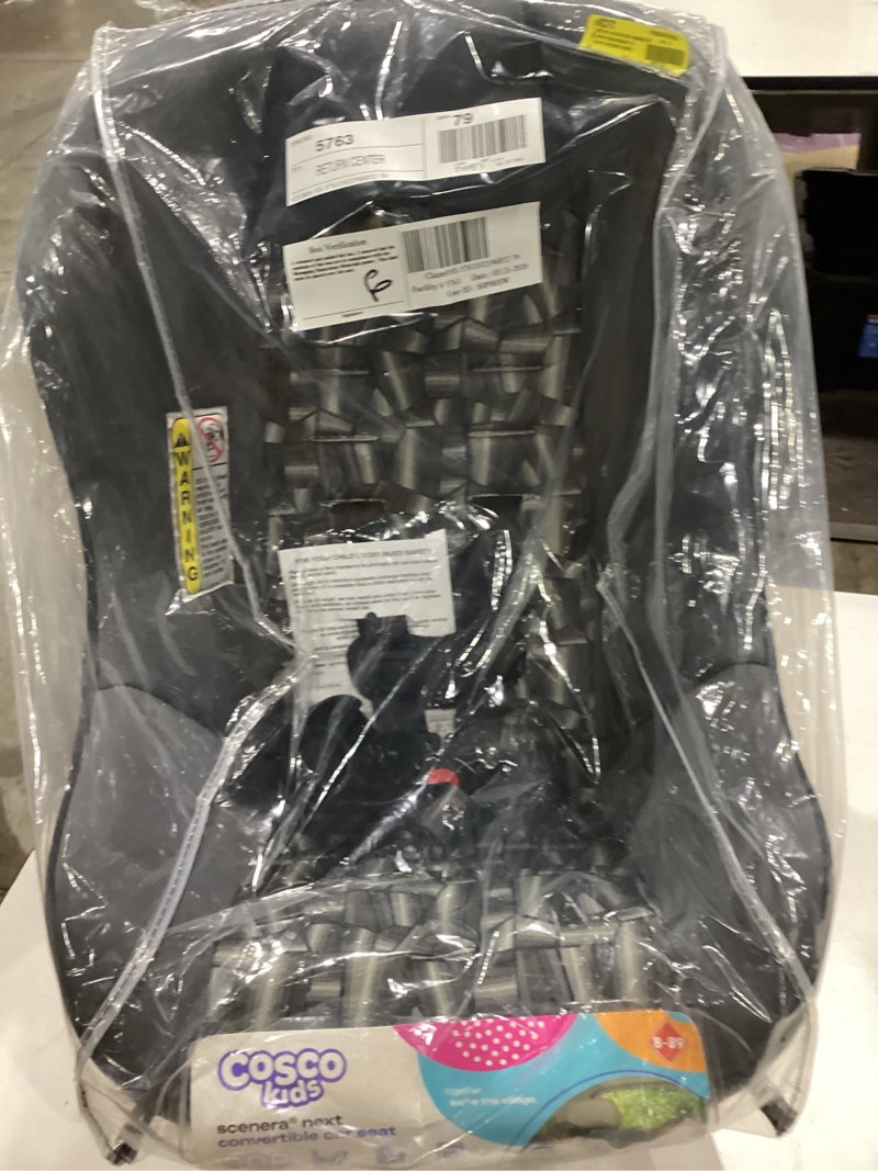 Condition photo showing As Is for https://goodbuygear.com/products/cosco-scenera-next-convertible-car-seat-2023-cobblestone