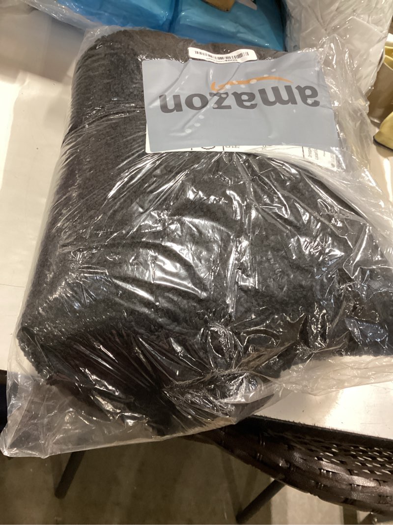 Condition photo showing Good Condition for anllugs bathroom rugs 24" x 60", non-slip extra soft absorbent bath rugs, machine washable quick dry bath mats for bathroom floor, shower, bathtub and sink, black black 24" x 60"