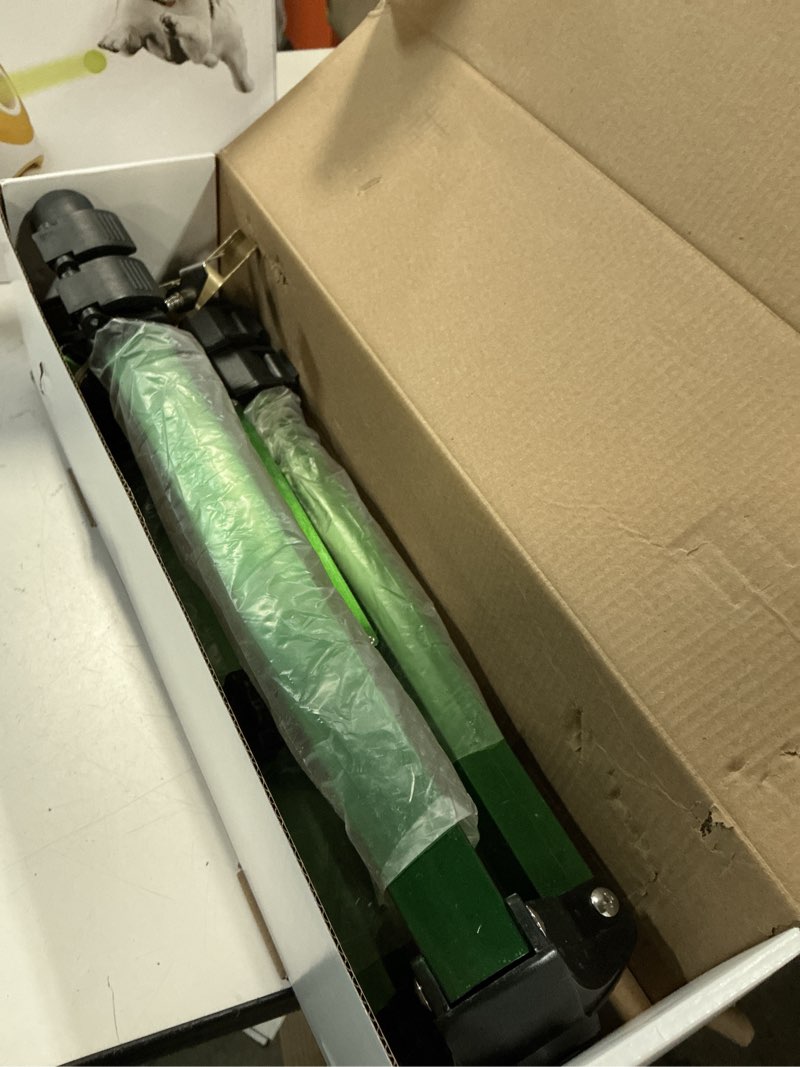 Condition photo showing Good Condition for biswing impact sprinkler head on tripod base, heavy duty lawn sprinklers, 360 degree large area irrigation, metal sprinkler nozzle & solid alloy metal extension legs flip locks, 2 pack