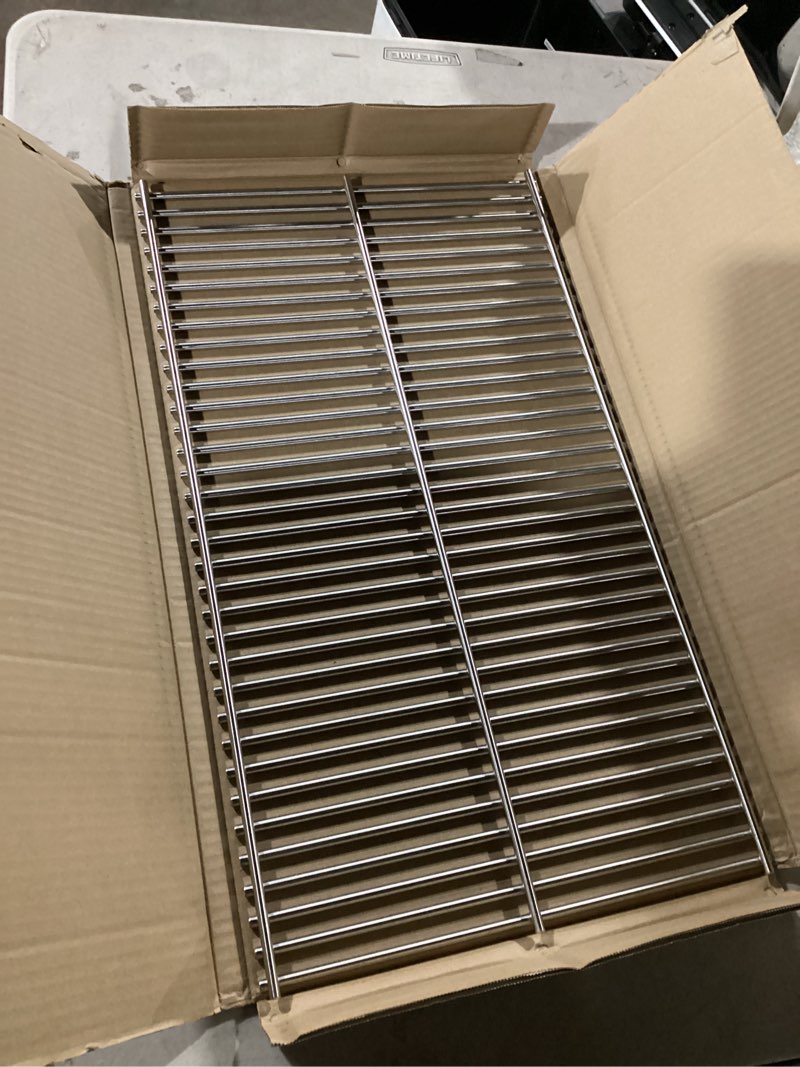 Condition photo showing Good Condition for 1 pack 40901 grill steel wire cooking grid rock grates replacement parts for bbq grillware models,for el patio models,14 inch x 24 3/8 inch