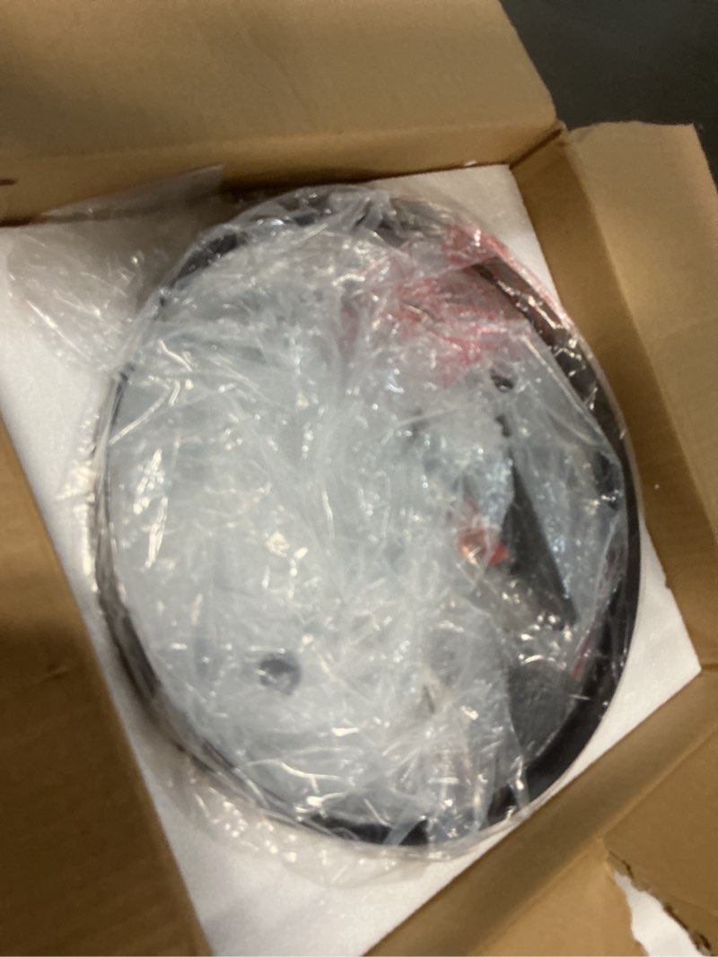 Condition photo showing Good Condition for Flush Mount Ceiling Light Fixture, 12 inch 2-Light Modern Farmhouse Ceiling Light with Seeded Glass for Bedroom, Entryway, Kitchen Hallway, ROS88 ORB ORB ROS88-Standard