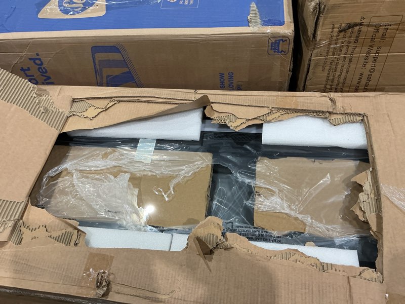 Condition photo showing Good Condition for 88" infrared smart electric fireplace alexa/google compatible, remote& app control multicolor flame w/dimmer, wall-mounted& recessed wifi enabled fireplace heater w/crackling sound& thermostat, 1500w
