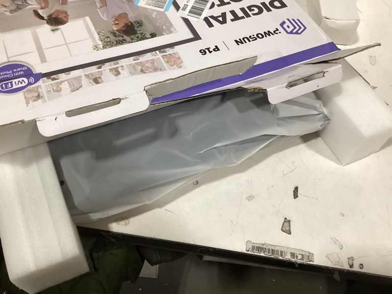 Condition photo showing Good Condition for 16.2" Digital Picture Frame Dual-WiFi-Photo-Frame - 32GB Electronic Frame with Wall Mounted, Auto Rotate, Load Photos Videos from Digital Frame via APP or Email, Free Cloud, Birthday Gift for Him Her