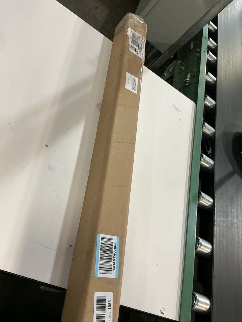 Condition photo showing Good Condition for Weight Lifting Bar 57", 1" Standard Straight Barbell Bars Olympic for Home Gym Weight lifting/Strength Training/Squat/Bench Press/Deadlift/Lunges/Hip Thrusts, 2 Star Collars (480lb Weight Capacity) Silver