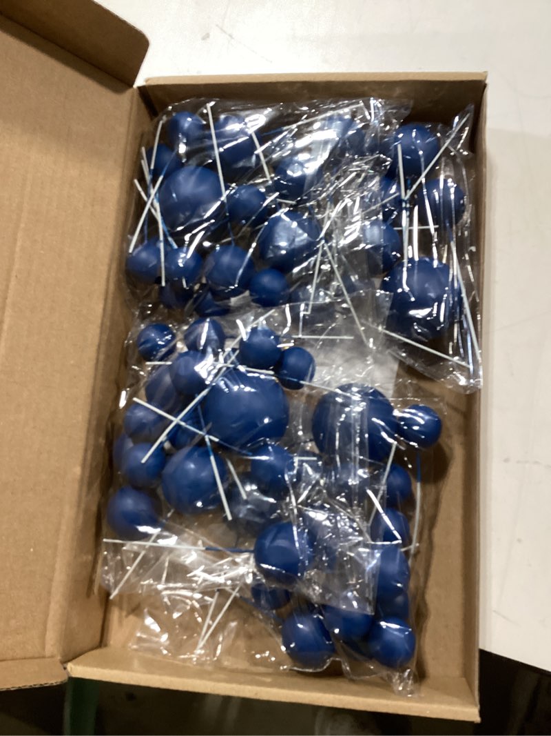 Condition photo showing New/Like New for nachlynn 80 pcs cake balls decorations mini balloon cake topper balls foam cupcake toppers balls for