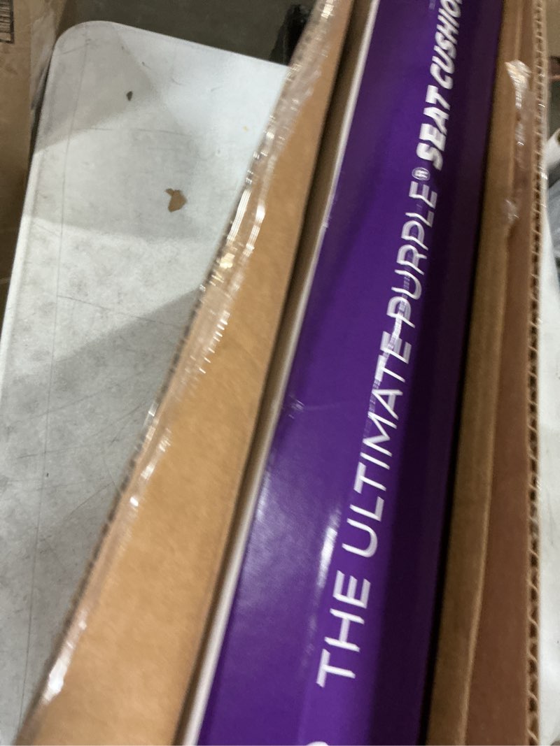 Condition photo showing Good Condition for purple ultimate seat cushion | pressure reducing grid designed for ultimate comfort | designed for gaming | made in the usa