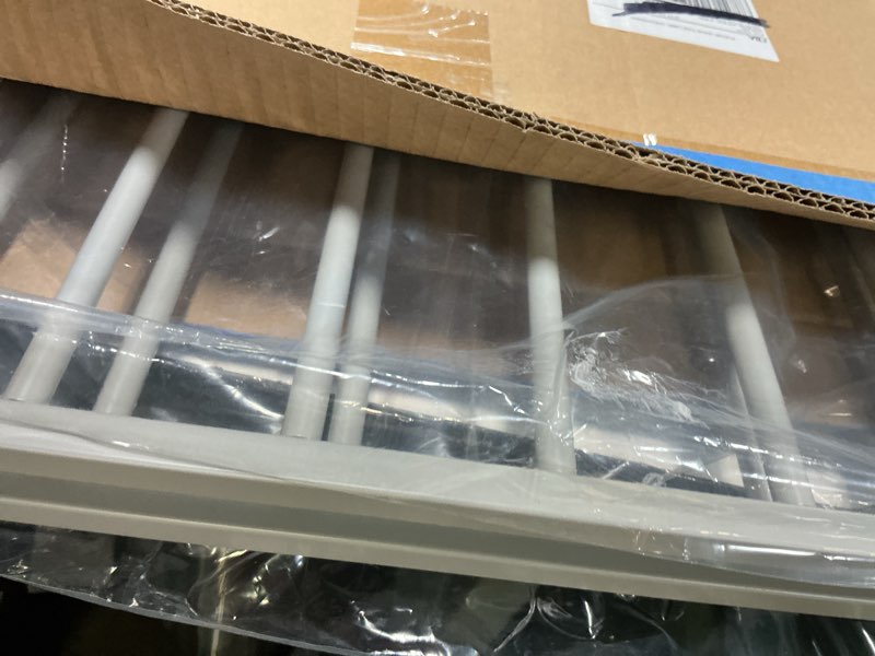 Condition photo showing Good Condition for babelio baby gate for stairs, kitchen & doorways, 26-43" w 28" h no bottom bar| easy installation| one-handed operation| auto-close| hardware mount (drill needed) safety dog/pet gate indoor (grey) grey - b17 28" h, 26-43" w-standard