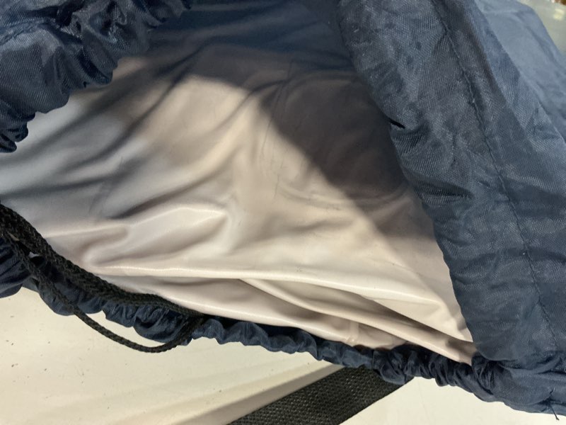 Condition photo showing As Is for soundasleep products dream series luxury air mattress, comfortcoil technology, built-in high capacity pump for home, camping- double height, adjustable, inflatable blow up, portable (full size) full blue