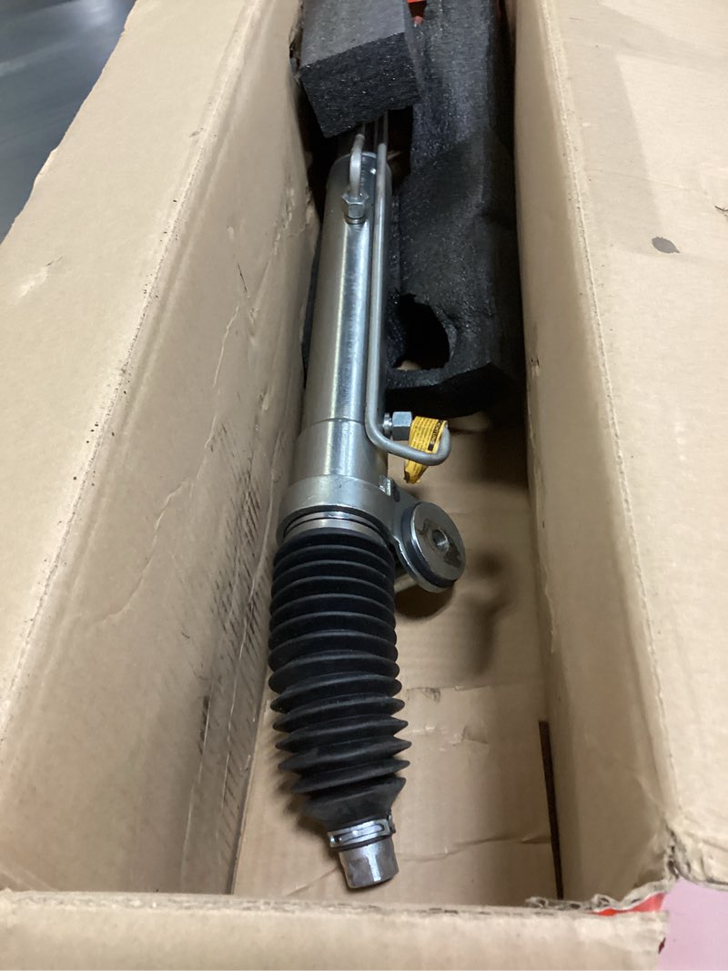 Condition photo showing As Is for PHOBOOS Hydraulic Power Steering Rack and Pinion Assembly Compatible with GMC & Chevrolet & Buick & Oldsmobile & Saab Models. New Unit, Leak-proof, Direct Bolt-On Fit, Ref. 22-1014