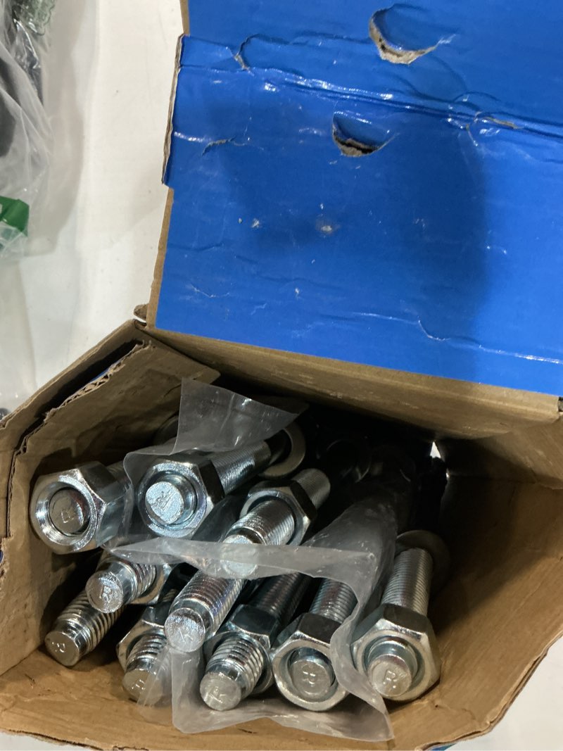 Condition photo showing Good Condition for 3/4" x 10" concrete anchors (10 pack) 3/4 inch wedge anchors bolts zinc plated 3/4"x10"