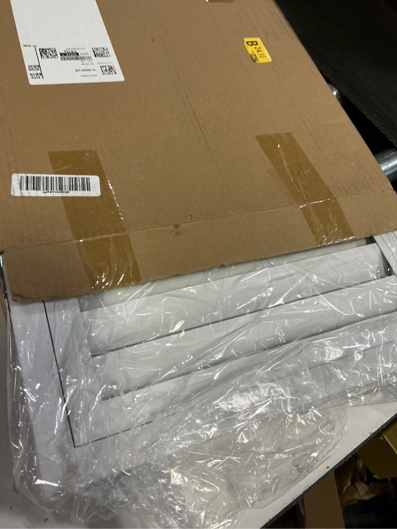 Condition photo showing Good Condition for 16"*16" Gable Vent,Aluminum Alloy Wall Vent Shed Vents,with Removable Strainer and 180 Degree Opening Angle.Ideal for Attic,Shed,Garage,Play House,Coop.[Inside Dimensions:13.3"w X 13.3"h]-Black 1 Pack