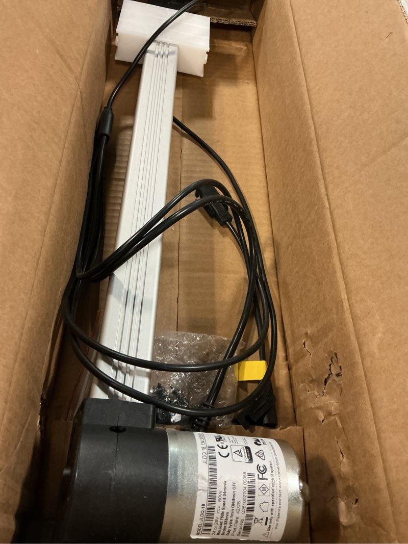 Condition photo showing As Is for motor model jldq-18 jldq.18.134.333s03 linear actuator for electric sofa lift chair power recliner parts replacement