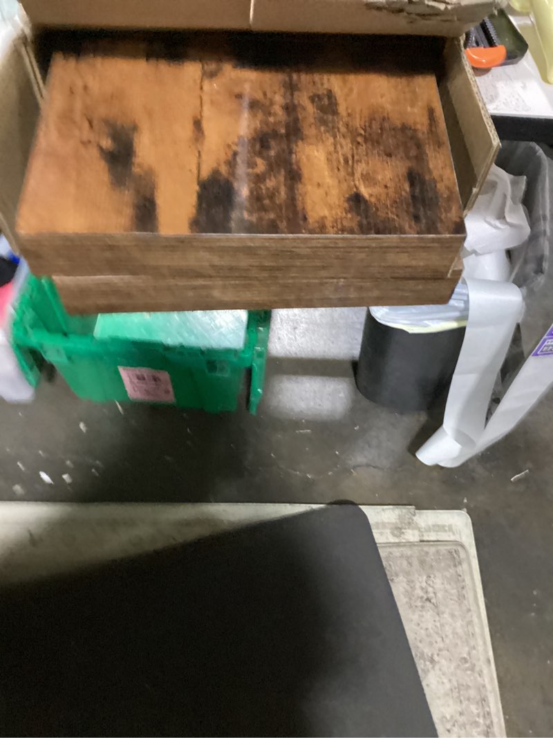 Condition photo showing New/Like New for homeforia floating black shelf 42 inch, high end solid real wood 42 inches long floating shelves for wall, black wooden 42inch large floating shelves, heavy duty bracket, 42 x 6.5 x 1.75 in, set of 2 modern black - rich neutral satin pack of 2 42 inch
