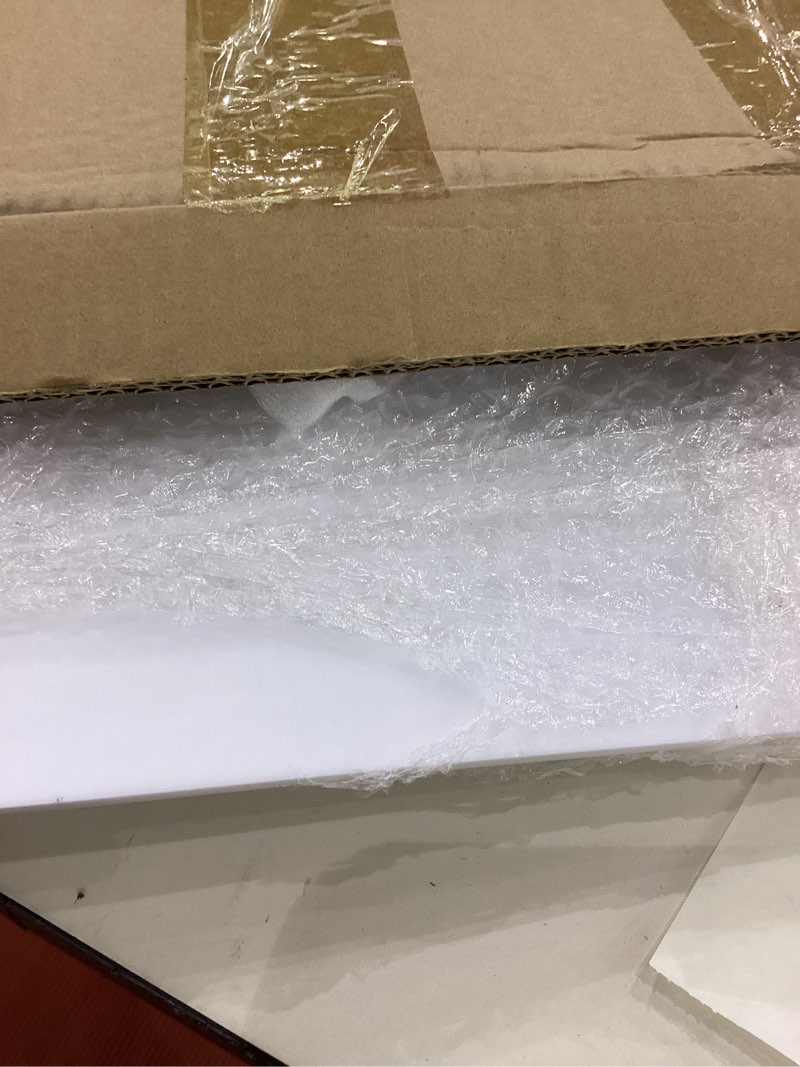 Wesiti Large Acrylic Cutting Board with Lip Non Slip 30 x 20 Inch White Cutting Board Chopping Acryl