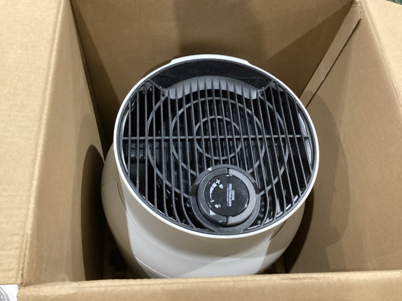 Condition photo showing Good Condition for shark air purifier for home, neverchange compact pro, for bedroom, nursery, home office, dorm, hepa-exceeding filter, captures pollutants, pet dander, dust, odor, smoke, and more, hp072, dove dove (250 sq. ft)