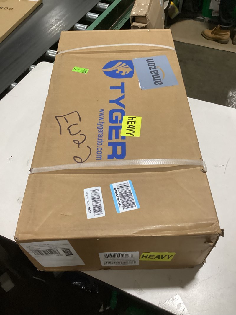 Condition photo showing New/Like New for Tyger Auto TG-RK1B707B Folding Hitch-Mounted Ski/Snowboard Rack Fits 2" or 1.25" Receiver Carries 6 Pair Skis or 4 Snowboards | Key Lock | Security Strap | Vertical Adjustable | Tilt Access