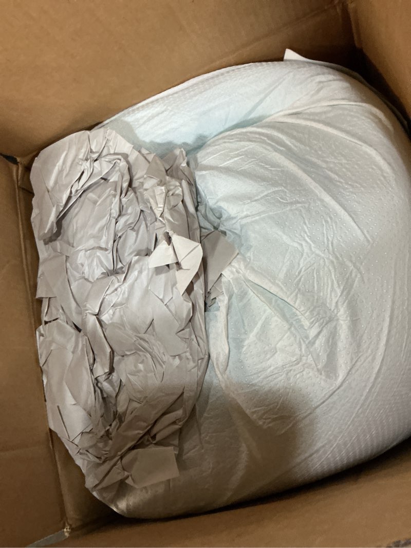 Condition photo showing As Is for sweetcrispy memory foam mattress topper king with removable soft cover, 2 inch thick gel infused cooling toppers pad for king size bed, sleeper sofa, rv, camper, certipur us certified, ventilated