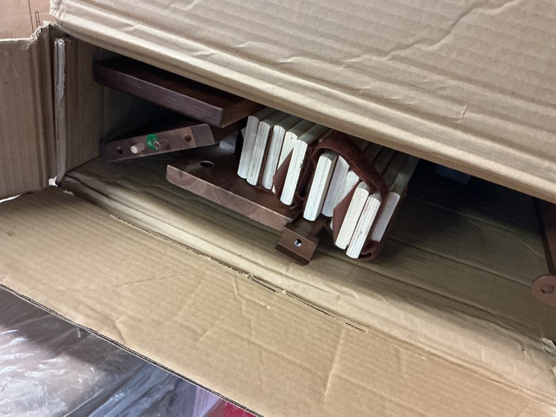 Walnut wooden bed(incomplete)