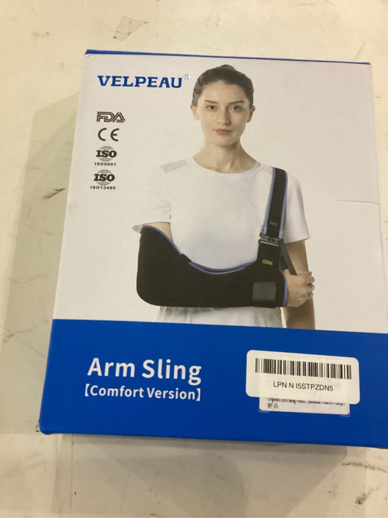 Velpeau Arm Sling Shoulder Immobilizer for Women and Men, fit Left or Right Arm - Rotator Cuff Support Brace - Medical Sling for Shoulder, Clavicle, Elbow Injury (Comfort type, X-Large: Bust 41?-47?) X-Large (Pack of 1) Comfort Version