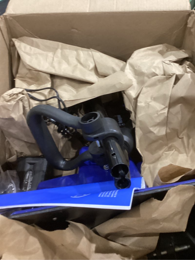 Condition photo showing As Is for Westinghouse WSnow11S 24V Cordless Snow Shovel 11 Inch Kit, 24V 4Ah Battery, Fast Charger, Electric Snow Shovel with 20ft Throwing Distance, Plows 75lbs/min, Compatible with Snow Joe Batteries 11 Inch with Battery/Charger