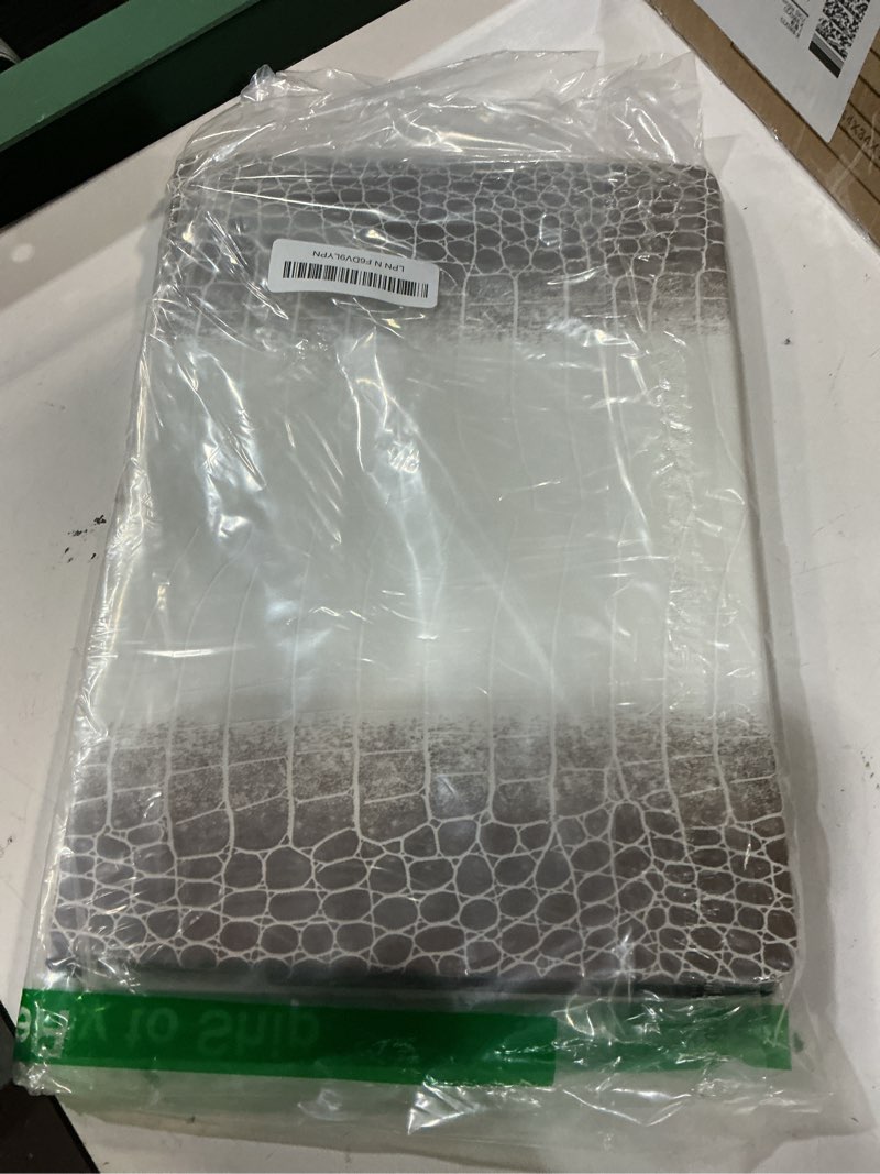 Condition photo showing Good Condition for compatible with macbook air 13 inch case 2026 m5, 2022-2025 m4/m3/m2 a3449 a3240 a3113 a2681, texture luxury crocodile aligator skin snakeskin pu leather hardshell & keyboard cover, taupe ombre ## taupe ombre crocodile