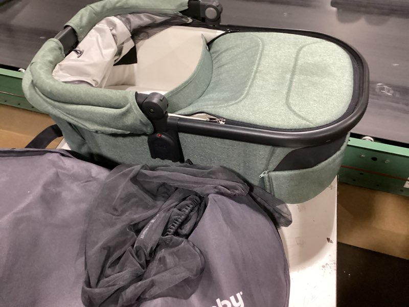 Condition photo showing Good Condition for Joolz Aer2 Foldable Bassinet for Baby Stroller – Ultra-Light Bassinet with One-Hand Quick Fold - Soft Mattress - Large UPF 50+ Canopy - Perfect Baby Cot Add-on for Your Aer2 (Forest Green)