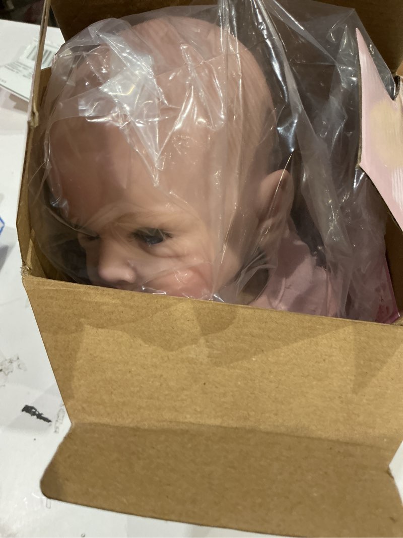 Condition photo showing Good Condition for aori reborn baby dolls girl 20'' realistic newborn girl - lifelike poseable vinyl baby doll with feeding & outfit set - weighted body for cuddling, gift for collectors & kids 3+ pink dress