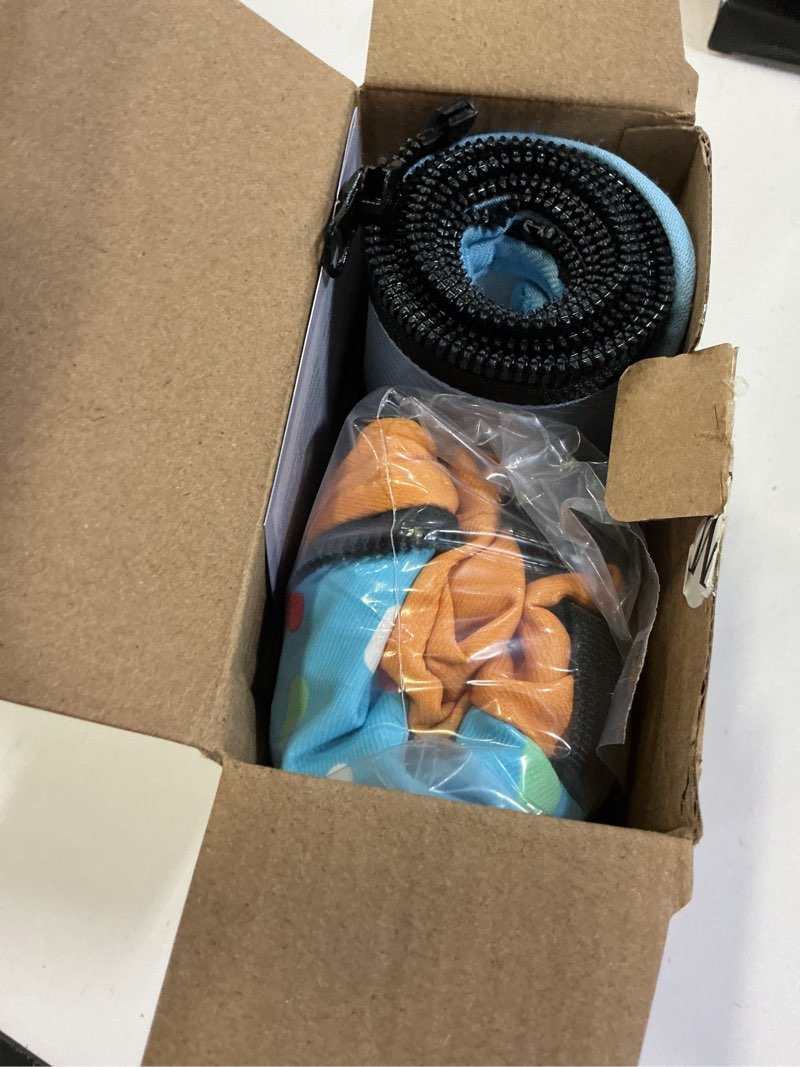 Condition photo showing New/Like New for elevated inflatable dog cone collar alternative after surgery, dog donut collar, soft pet cone to stop licking for small medium large dogs donut blue m(neck 9"-12.5")