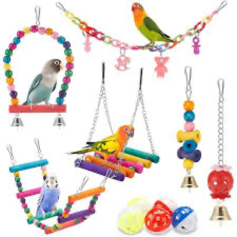 Assortment of small pet items (Birds), Miscellaneus small, variety of items multiples pieces 5 pieces total