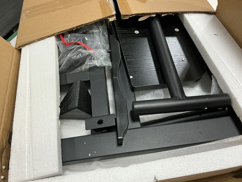 Condition photo showing As Is for Overbed Bedside Table with Wheels, Adjustable Overbed Table with Tilting Desktops, Portable Overbed Desk, Mobile Standing Desk for Laptop Bed Sofa Side