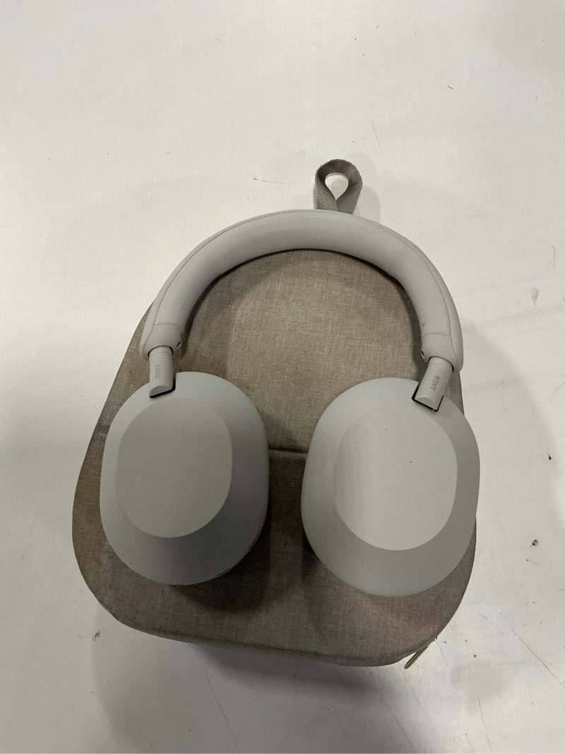 Condition photo showing As Is for  WH-1000XM5 Wireless Industry Leading Noise Canceling Headphones with Auto Noise Canceling Optimizer, Crystal Clear Hands-Free Calling, and Alexa Voice Control, Silver (Renewed)