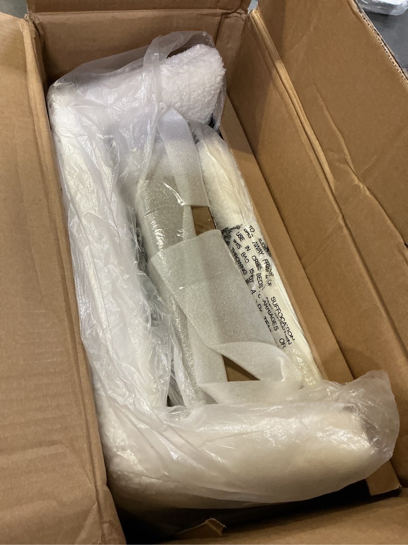 Condition photo showing New/Like New for KCC Faux Fur Vanity Makeup Desk Chair, Comfy Fluffy Swivel Modern Leisure Armchair with Wheels, Upholstered Fuzzy Height Adjustable for Teens Women Girls Elegant Home Office White+plush