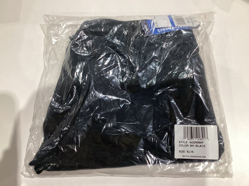 Condition photo showing New/Like New for Nautica Women’s Junior’s Uniform Skinny Leg Jegging, Flat Front Style with Zipper Closure, Functional Pockets X-Large Black