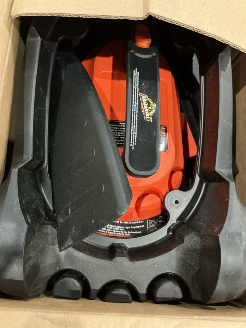 Condition photo showing As Is for armor all aa255w wet/dry utility vac 2.5 gallon, 2.5-gallon,120 volts (ac), orange/black update 2.5 gal