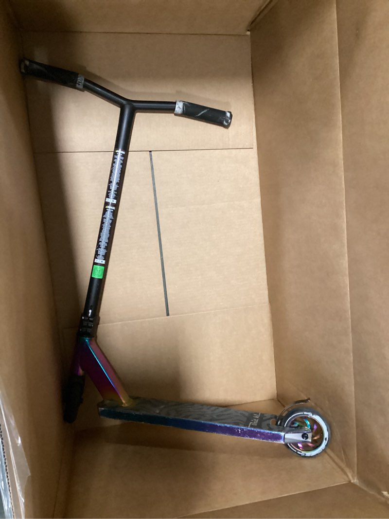 Condition photo showing As Is for V2 TS 3+ Kick Scooter, Black Neo Chrome