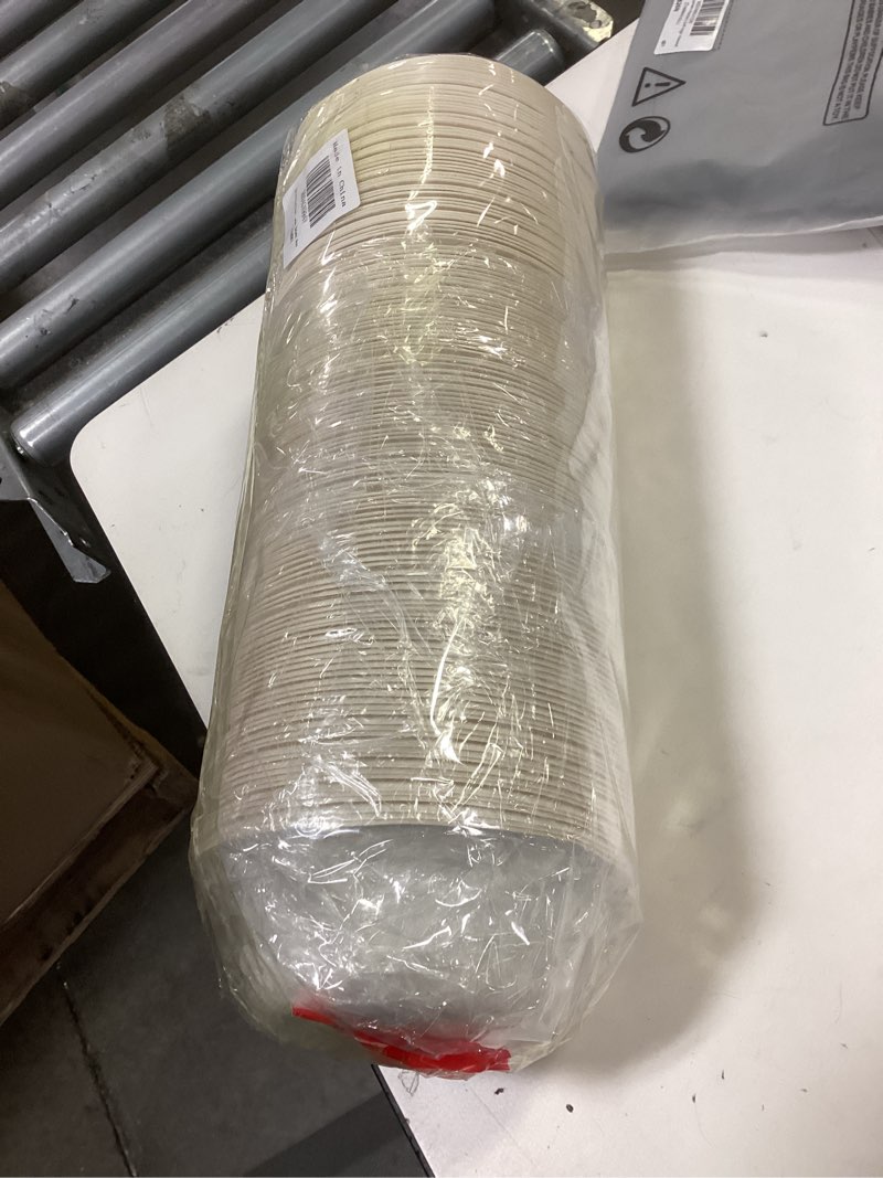 150 PCS Eco-Friendly Sugarcane Bowls - 12 oz Heavy-Duty Disposable Paper Bowls - 100% Compostable an