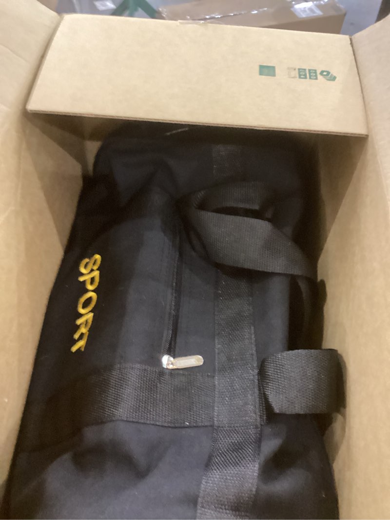 Condition photo showing Good Condition for Expandable Extra Large Travel Canvas Duffel Bag with Wheels Lightweight Traveling Foldable Suitcase (Black Canvas, XL - 6 wheels) Black Canvas XL - 6 wheels