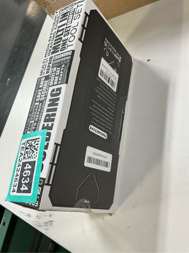 Condition photo showing New/Like New for Soldering Iron Premium Kit, 60W Soldering Gun with Ceramic Heater, 12-in-1 Soldering Tool, Adjustable Temperature 200 to 450°C, Includes Soldering Iron Tip, Solder Wire, Pump and Paste ?orange