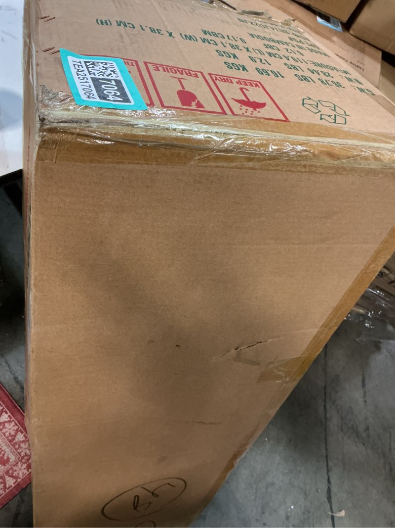 Condition photo showing Good Condition for National Tree Company 6.5 ft Pre-Lit Downswept Douglas Fir Artificial Christmas Tree, 650 LED Lights, 1,227 Tips, PowerConnect, Foot Pedal, 10 Light Functions, Includes Stand, Green 6ft 6in