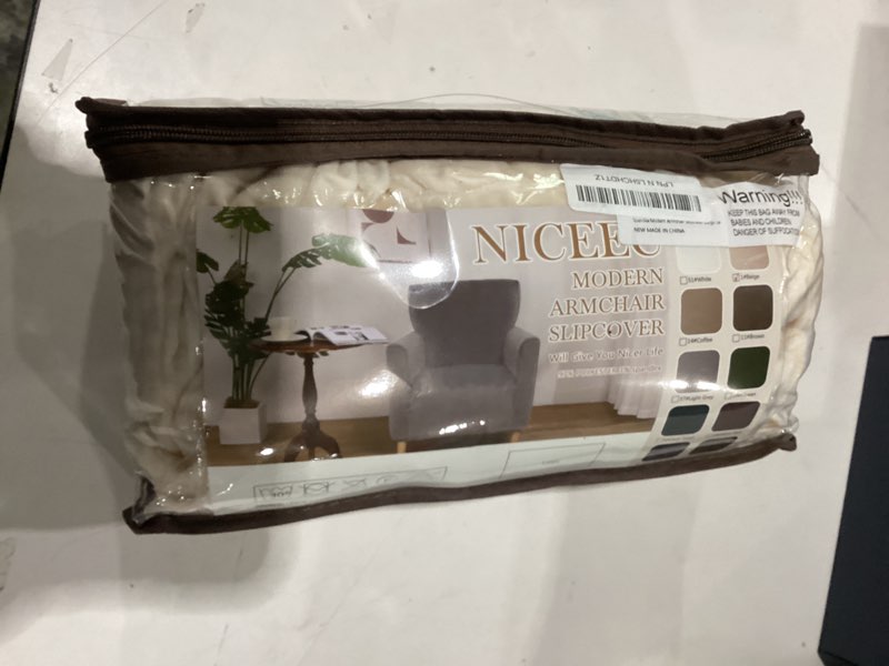 Condition photo showing Good Condition for NICEEC Spandex Stretch Accent Chair Covers Armchair Super Soft Modern Banquet Arm Chair Cover Water 