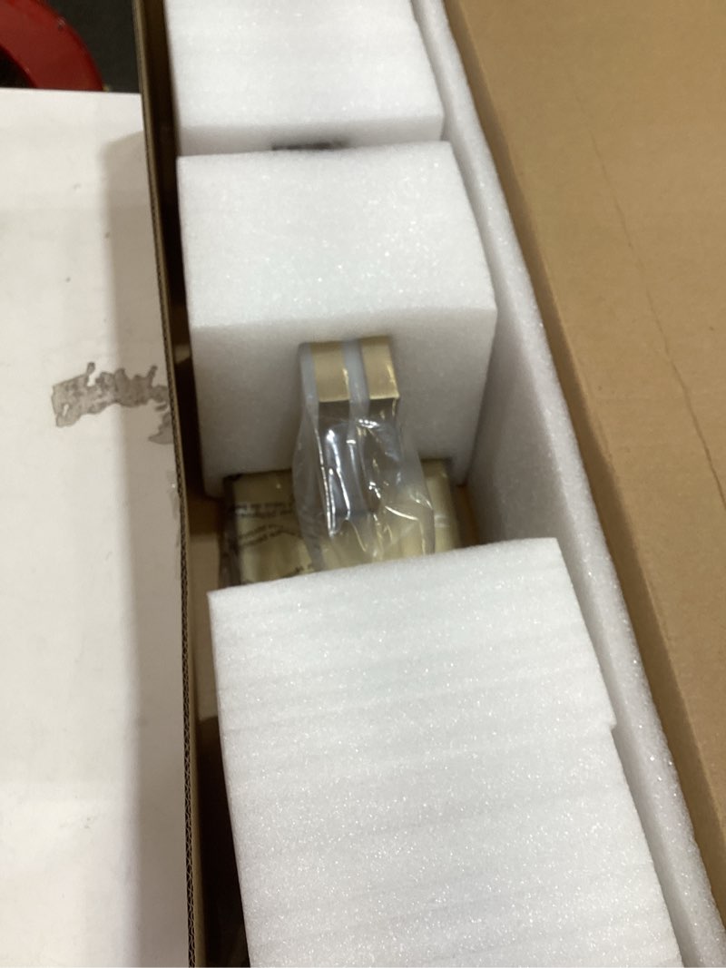 Condition photo showing Good Condition for okeli 5-light bathroom vanity light gold modern led vanity light over mirror dimmable mirror front lamp with 350° adjustable lamp head etl listed 32w 6000k cold white gold - dimmable 3-light, 22 inch