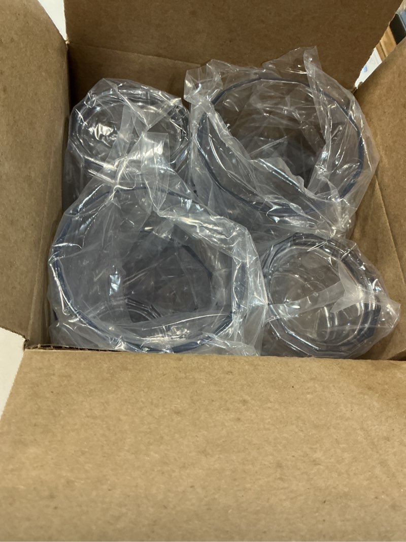 Condition photo showing New/Like New for US Acrylic Optix Plastic Reusable Drinking Glasses (Set of 8) 14oz Rocks Cups in Clear | BPA-Free Tumblers, Made in USA | Top-Rack Dishwasher Safe 14-ounce