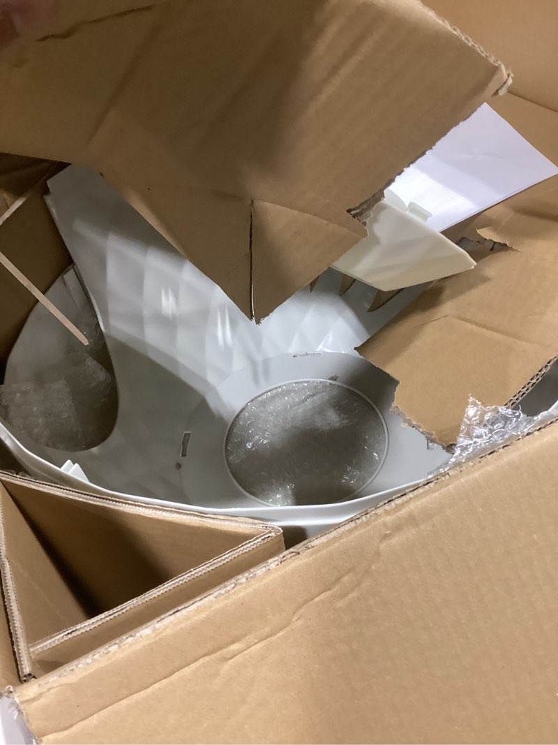 Condition photo showing Good Condition for DRATO Cat Litter Box Enclosure Hidden Litter Box Furniture with Removable Planter Top Vented Easy to Clean Multi-Functional for Living Room Indoor?White?19.69 * 19.61 * 18.43? Beige White 19.69*19.61*18.43