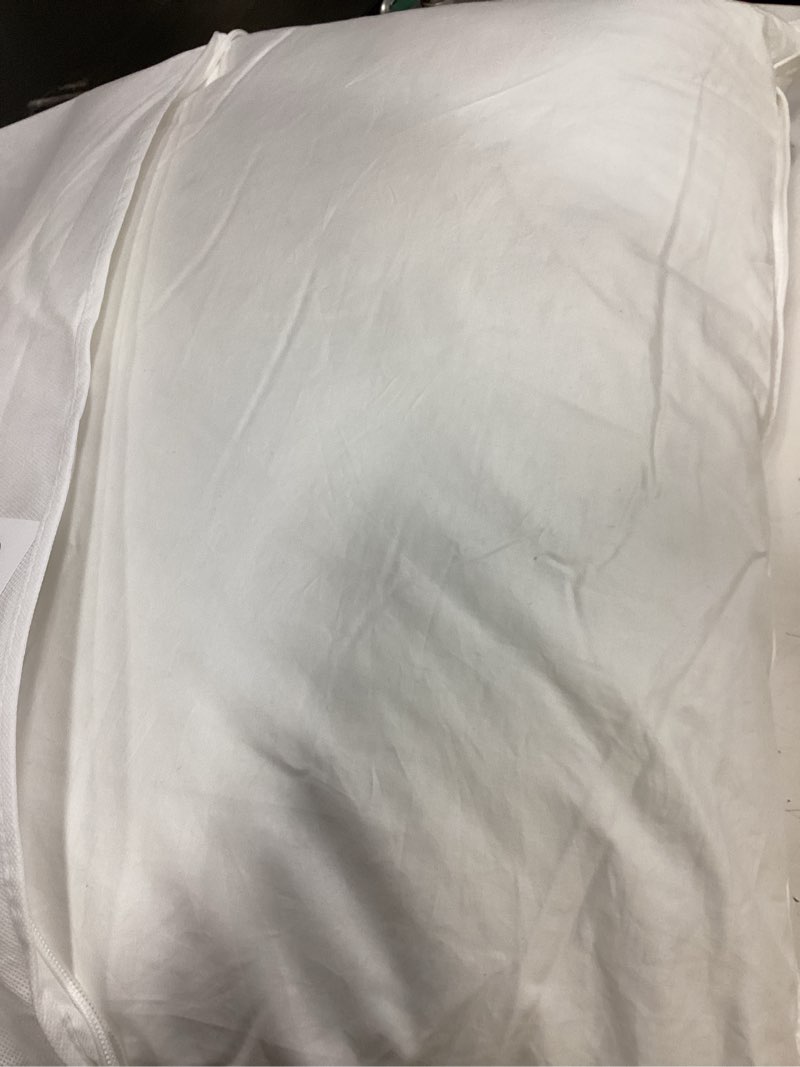 Condition photo showing Good Condition for quince premium down pillow standard medium cotton sateen white 