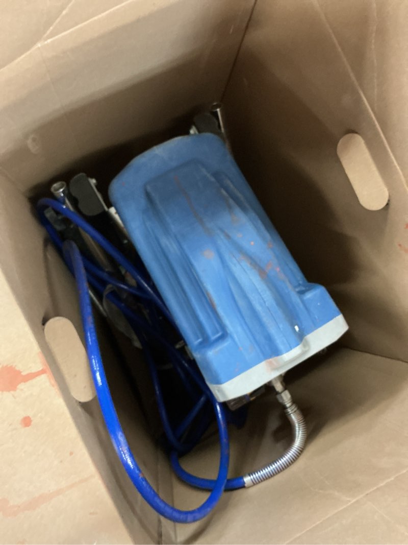 Condition photo showing As Is for graco magnum x7 electric stationary airless paint sprayer