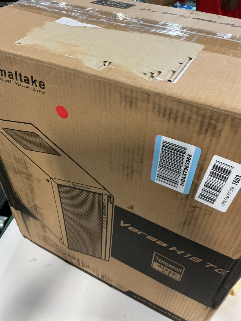 Condition photo showing Good Condition for thermaltake versa h18 tempered glass black spcc micro atx gaming computer case ca-1j4-00s1wn-01