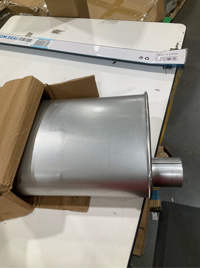 Condition photo showing Good Condition for walker soundfx 18568 direct fit exhaust muffler 2.25" inlet (id) 2.25" outlet (id) for jeep cherokee