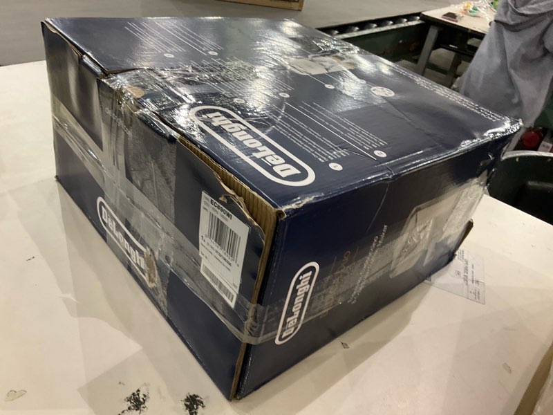 Condition photo showing As Is for De'Longhi Dedica Duo Compact Espresso Machine - Cold Brew Coffee Maker with Milk Frother Wand- for Espresso, Hot & Iced Coffee, Cappuccinos, Lattes & Home Barista Brewing, Vanilla