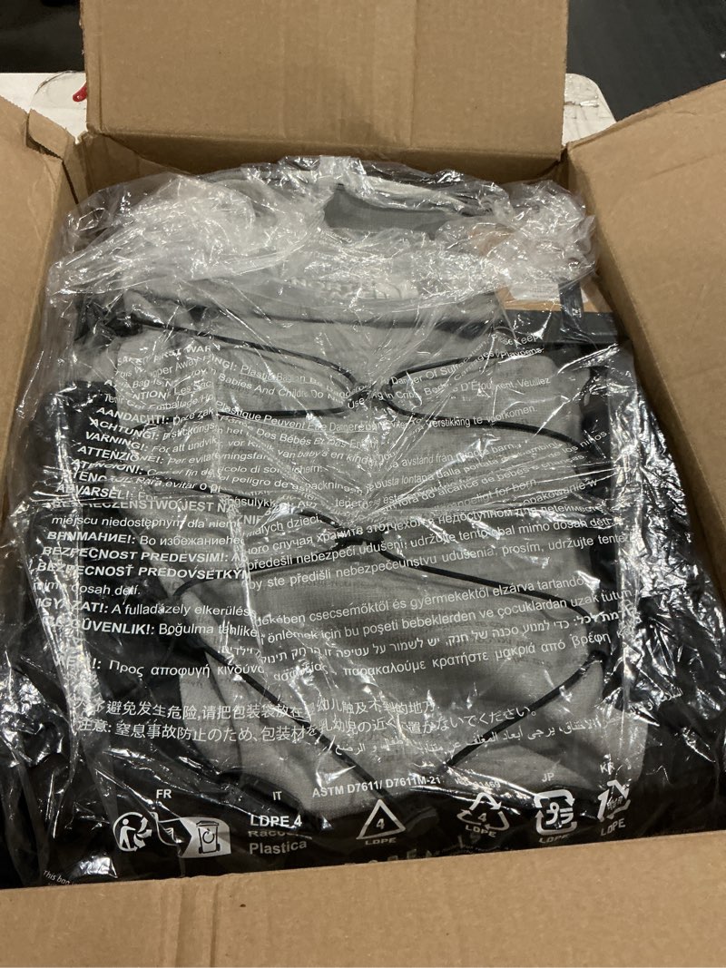Condition photo showing Good Condition for the north face borealis commuter laptop backpack - water repellent, 16" laptop sleeve, large main compartment, meld grey dark heather/tnf black-npf, one size one size meld grey dark heather/tnf black-npf